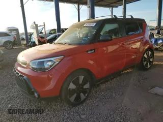 2016 Kia Soul + z VIN KNDJP3A55G7307354, wystawiony jako Copart lot #54958695 z przebiegiem 72 202 mil mil oraz Szkoda całkowita • Salvage title. Historia ofert i sprzedaży dostępna na DreamBid. Obrazek 1.