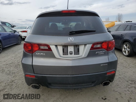 2010 Acura RDX with VIN 5J8TB1H28AA005205, listed as a Copart auction lot 42991305 with 125,009 mi miles and Salvage Title. Bid and sale history available at carsss.com. Image 6.