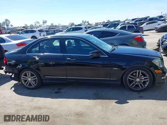 2012 Mercedes-Benz C-Class C 250 Sport with VIN WDDGF4HB4CA644826, listed as a IAAI auction lot 41838602 with 144,769 mi miles. Bid and sale history available at carsss.com. Image 14.