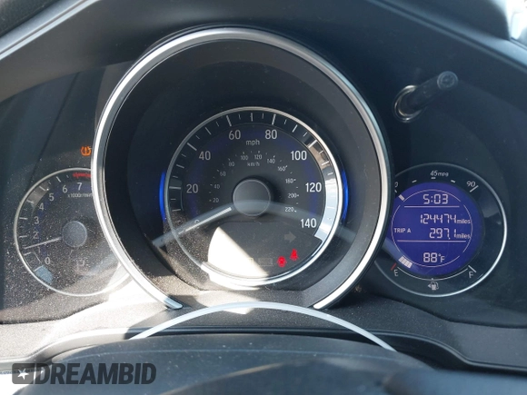 2016 Honda Fit EX-L with VIN 3HGGK5H90GM704300, listed as a IAAI auction lot 42462463 with 124,474 mi miles and . Bid and sale history available at DreamBid. Image 7.