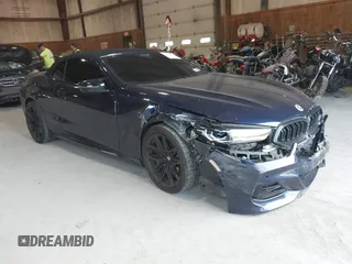 2023 BMW 8 Series with VIN WBAFY4C07PCM50546, listed as a IAAI auction lot 42403241 with 15,697 mi miles and . Bid and sale history available at DreamBid. Image 1.