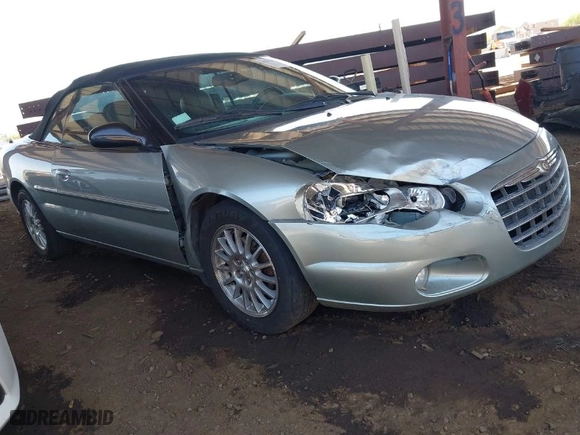 2004 Chrysler Sebring LXi with VIN 1C3EL55R54N338136, listed as a IAAI auction lot 41980206 with 98,572 mi miles. Bid and sale history available at carsss.com. Image 1.