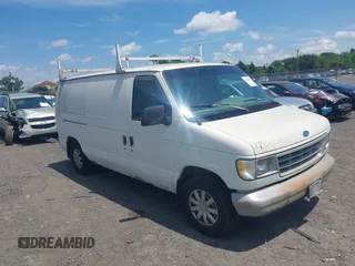1993 Ford Econoline Cargo with VIN 1FTDE14YXPHA00852, listed as a IAAI auction lot 42682923 with 275,234 mi miles and . Bid and sale history available at DreamBid. Image 1.