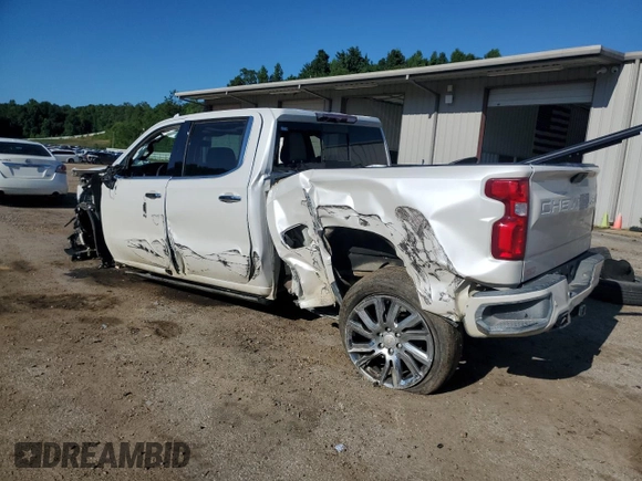 2020 Chevrolet Silverado 1500 High Country with VIN 3GCUYHEL7LG187376, listed as a Copart auction lot 62342924 with 103,098 mi miles and Salvage Title. Bid and sale history available at carsss.com. Image 2.