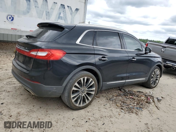 2016 Lincoln MKX Reserve with VIN 2LMTJ6LR9GBL39789, listed as a Copart auction lot 53092915 with 185,817 mi miles and Clean Title. Bid and sale history available at DreamBid. Image 3.