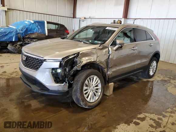 2024 Cadillac XT4 AWD Luxury with VIN 1GYFZBR48RF242850, listed as a Copart auction lot 52290865 with 1,524 mi miles and Salvage Title. Bid and sale history available at carsss.com. Image 1.