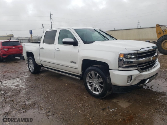 2018 Chevrolet Silverado 1500 High Country with VIN 3GCUKTEC5JG580097, listed as a Copart auction lot 50830085 with 106,185 mi miles and Salvage Title. Bid and sale history available at carsss.com. Image 4.