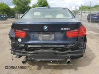 2014 BMW 3 Series 335i xDrive with VIN WBA3B9G5XENR91857, listed as a Copart auction lot 57070825 with 79,866 mi miles and Salvage title. Bid and sale history available at DreamBid. Image 6.
