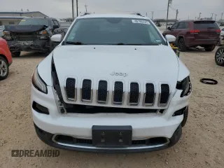 2015 Jeep Cherokee Limited with VIN 1C4PJLDB5FW765834, listed as a Copart auction lot 46186225 with 87,758 mi miles and Salvage Title. Bid and sale history available at DreamBid. Image 5.