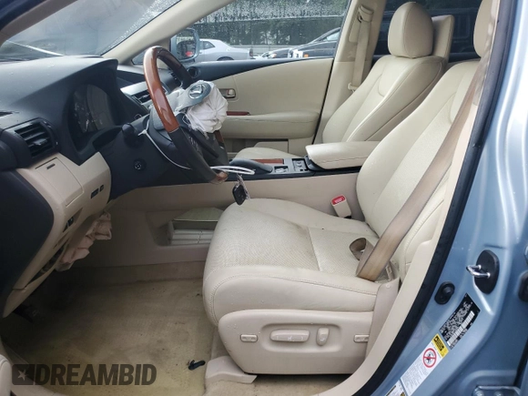 2012 Lexus RX 450h with VIN JTJBC1BA7C2428049, listed as a Copart auction lot 60290195 with 242,822 mi miles and Salvage title. Bid and sale history available at DreamBid. Image 7.