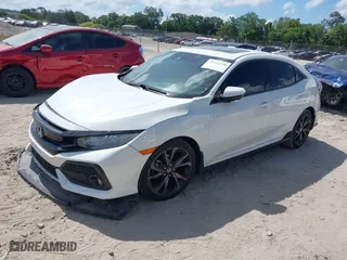 2019 Honda Civic Hatchback Sport Touring with VIN SHHFK7H90KU224310, listed as a IAAI auction lot 39542558 with 75,094 mi miles. Bid and sale history available at carsss.com. Image 17.