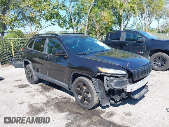 2016 Jeep Cherokee Latitude with VIN 1C4PJLCB6GW184264, listed as a IAAI auction lot 41783299 with 187,767 mi miles. Bid and sale history available at carsss.com. Image 1.