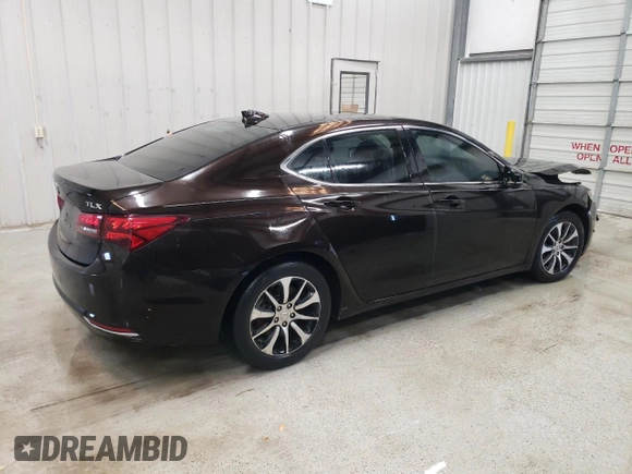 2015 Acura TLX Technology with VIN 19UUB1F5XFA009328, listed as a Copart auction lot 49670035 with Not Provided miles and Clean Title. Bid and sale history available at DreamBid. Image 3.