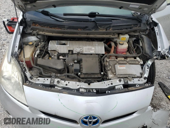 2012 Toyota Prius One z VIN JTDKN3DU4C5466448, wystawiony jako Copart lot #57912065 z przebiegiem 122 825 mil mil oraz Czysty tytuł • Clean title. Historia ofert i sprzedaży dostępna na DreamBid. Obrazek 11.