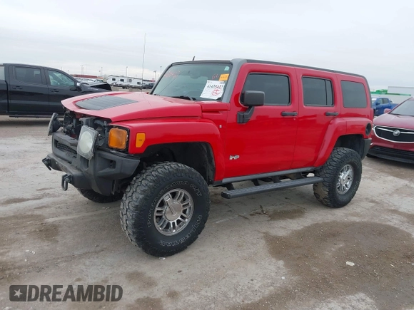 2007 Hummer H3 SUV with VIN 5GTDN13E778150501, listed as a IAAI auction lot 41435427 with 181,185 mi miles. Bid and sale history available at carsss.com. Image 15.