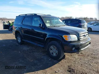 2003 Toyota Sequoia Limited with VIN 5TDBT48A73S146644, listed as a IAAI auction lot 41670937 with 254,916 mi miles and . Bid and sale history available at DreamBid. Image 1.