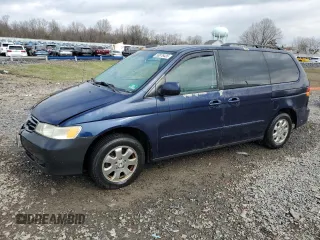 2003 Honda Odyssey EX with VIN 5FNRL18633B074094, listed as a Copart auction lot 50876435 with 185,417 mi miles and Salvage Title. Bid and sale history available at carsss.com. Image 1.