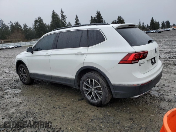 2020 Volkswagen Tiguan SE with VIN 3VV2B7AX0LM066834, listed as a Copart auction lot 50202205 with 66,530 mi miles and Salvage Title. Bid and sale history available at DreamBid. Image 2.