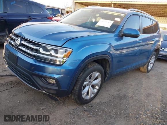 2019 Volkswagen Atlas SE z VIN 1V2WR2CA8KC532337, wystawiony jako IAAI lot #41771769 z przebiegiem 97 301 mil mil oraz . Historia ofert i sprzedaży dostępna na DreamBid. Obrazek 18.