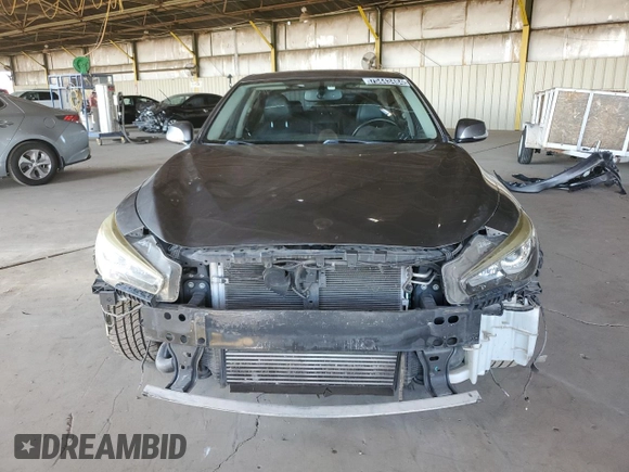 2016 Infiniti Q50 2.0t Premium with VIN JN1CV7AP3GM201982, listed as a Copart auction lot 75443484 with 79,658 mi miles and Clean Title. Bid and sale history available at carsss.com. Image 5.