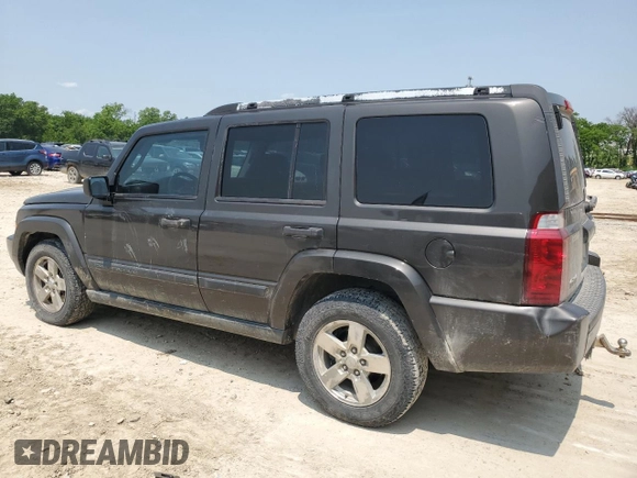 2006 Jeep Commander z VIN 1J8HG48K36C263515, wystawiony jako Copart lot #59080765 z przebiegiem 167 635 mil mil oraz Szkoda całkowita • Salvage title. Historia ofert i sprzedaży dostępna na DreamBid. Obrazek 2.
