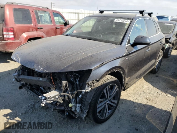 2020 Audi Q5 Premium Plus с VIN WA1E2AFYXL2076525, выставлен на аукционе Copart как лот 69212014 с пробегом 39 619 миль миль и Списание • Salvage title. История ставок и продаж доступна на DreamBid. Изображение 1.