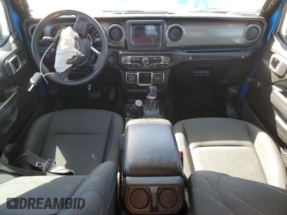 2022 Jeep Wrangler Unlimited Sport with VIN 1C4HJXDN8NW173946, listed as a Copart auction lot 48877615 with Not Provided miles and Salvage Title. Bid and sale history available at DreamBid. Image 8.