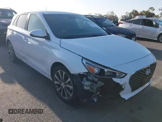 2020 Hyundai Elantra GT with VIN KMHH35LE8LU121513, listed as a IAAI auction lot 41933447 with 36,008 mi miles. Bid and sale history available at carsss.com. Image 1.