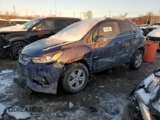 2017 Chevrolet Trax LT with VIN 3GNCJLSB5HL215423, listed as a Copart auction lot 41342895 with 57,253 mi miles and Clean Title. Bid and sale history available at carsss.com. Image 1.