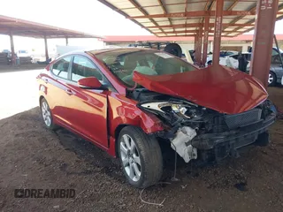 2012 Hyundai Elantra Limited with VIN KMHDH4AE0CU463972, listed as a IAAI auction lot 42575211 with 112,977 mi miles and . Bid and sale history available at DreamBid. Image 1.