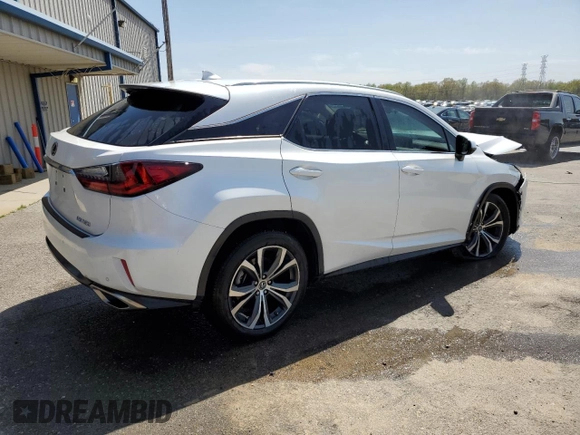 2018 Lexus RX with VIN 2T2BZMCA7JC150877, listed as a Copart auction lot 51517245 with 53,876 mi miles and Salvage Title. Bid and sale history available at carsss.com. Image 3.