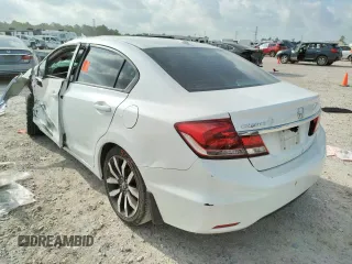 2015 Honda Civic EX-L z VIN 19XFB2F99FE074684, wystawiony jako Copart lot #59947445 z przebiegiem Nie podano mil oraz Czysty tytuł • Clean title. Historia ofert i sprzedaży dostępna na DreamBid. Obrazek 3.