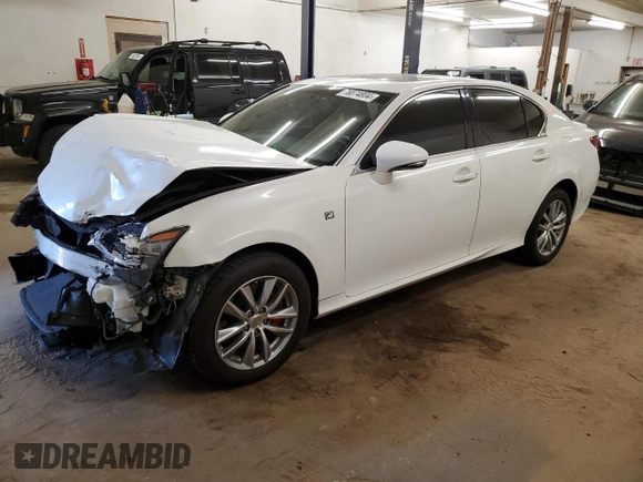 2013 Lexus GS 350 with VIN JTHCE1BL4D5006225, listed as a Copart auction lot 76874804 with 113,491 mi miles and Salvage Title. Bid and sale history available at carsss.com. Image 1.