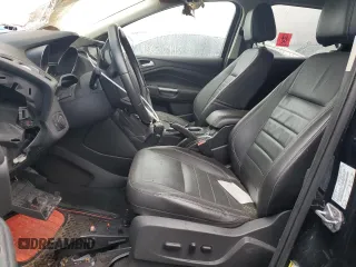 2014 Ford Escape Titanium with VIN 1FMCU0JX0EUD43299, listed as a Copart auction lot 49587535 with 0 mi miles and Salvage Title. Bid and sale history available at carsss.com. Image 7.