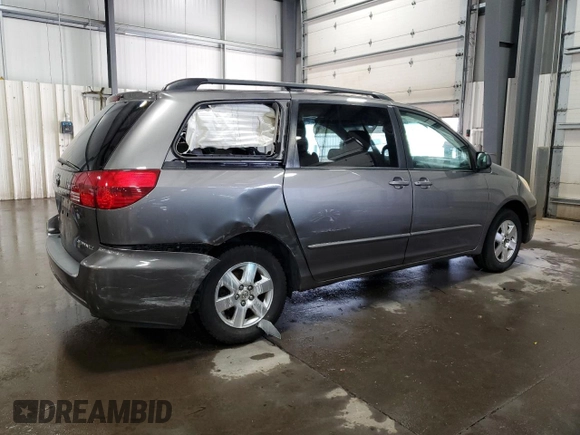 2004 Toyota Sienna XLE with VIN 5TDZA22CX4S144066, listed as a Copart auction lot 51097185 with 178,440 mi miles and Salvage Title. Bid and sale history available at carsss.com. Image 3.