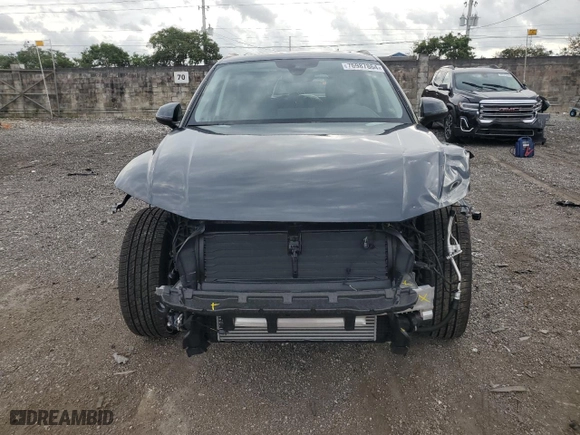 2024 Audi Q5 Premium with VIN WA1ABAFY7R2023286, listed as a Copart auction lot 76987864 with 1,112 mi miles and Non Repairable. Bid and sale history available at carsss.com. Image 5.