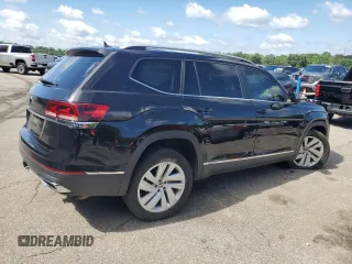 2021 Volkswagen Atlas SEL with VIN 1V2ER2CA5MC542810, listed as a Copart auction lot 57243245 with 104,505 mi miles and Salvage title. Bid and sale history available at DreamBid. Image 3.