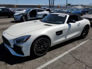 2018 Mercedes-Benz AMG GT AMG GT с VIN WDDYK7HA2JA014244, выставлен на аукционе Copart как лот 59199705 с пробегом Не указан миль и Списание • Salvage title. История ставок и продаж доступна на DreamBid. Изображение 1.