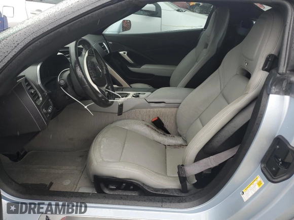 2017 Chevrolet Corvette Grand Sport 2LT with VIN 1G1YY3D7XH5103387, listed as a Copart auction lot 74677294 with 9,266 mi miles and Non Repairable. Bid and sale history available at carsss.com. Image 7.