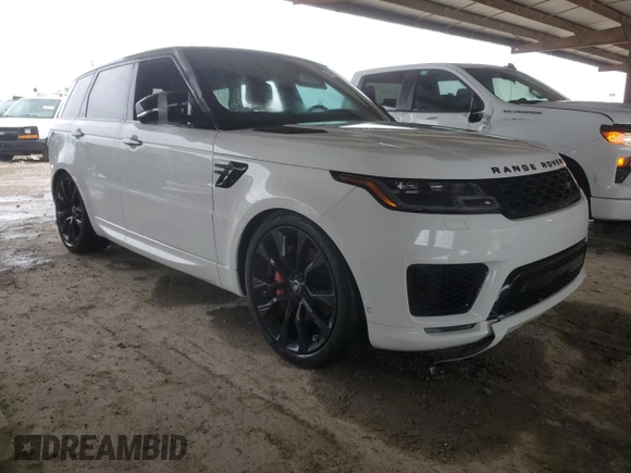 2022 Land Rover Range Rover Sport HST with VIN SALWS2RUXNA234887, listed as a Copart auction lot 43360355 with 0 mi miles and Non Repairable. Bid and sale history available at carsss.com. Image 4.