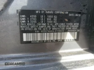 2020 Subaru Impreza Limited z VIN 4S3GTAU60L3729922, wystawiony jako Copart lot #46588675 z przebiegiem Nie podano mil oraz Szkoda całkowita • Salvage title. Historia ofert i sprzedaży dostępna na DreamBid. Obrazek 13.