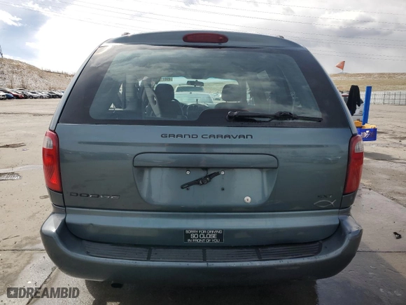 2006 Dodge Grand Caravan SXT with VIN 2D8GP44L16R918815, listed as a Copart auction lot 49897295 with 195,286 mi miles and Salvage Title. Bid and sale history available at carsss.com. Image 6.