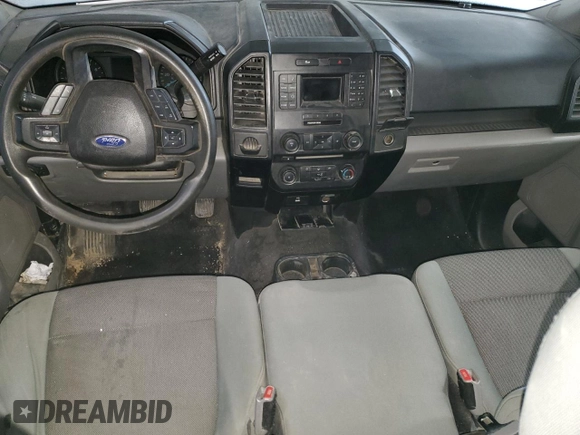 2016 Ford F-150 XL with VIN 1FTEX1C82GKF98647, listed as a Copart auction lot 46437715 with Not Provided miles and Salvage Title. Bid and sale history available at carsss.com. Image 8.