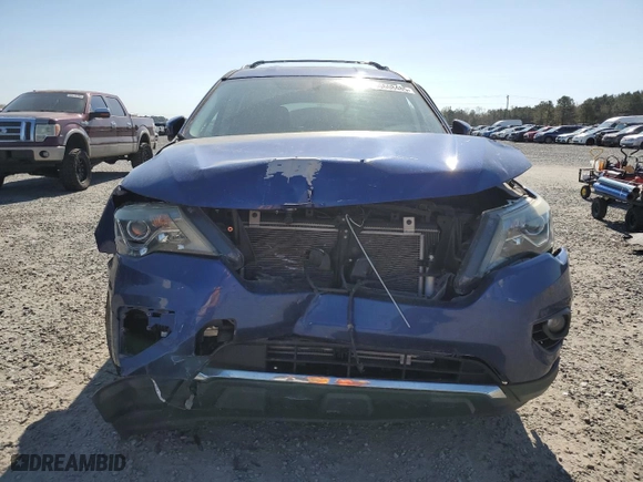 2017 Nissan Pathfinder SV with VIN 5N1DR2MN3HC640041, listed as a Copart auction lot 50608485 with 45,919 mi miles and Salvage Title. Bid and sale history available at carsss.com. Image 5.