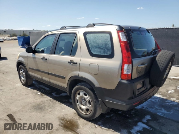 2005 Honda CR-V LX with VIN JHLRD68575C006515, listed as a Copart auction lot 54381405 with 183,916 mi miles and Salvage Title. Bid and sale history available at DreamBid. Image 2.