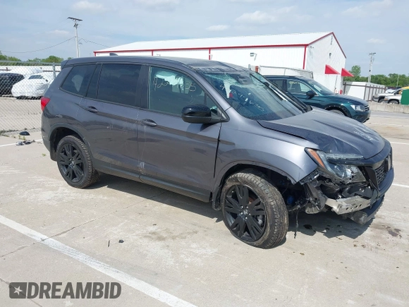 2019 Honda Passport Sport with VIN 5FNYF8H27KB002001, listed as a IAAI auction lot 42299635 with 54,542 mi miles and . Bid and sale history available at DreamBid. Image 1.