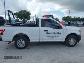 2018 Ford F-150 XL with VIN 1FTMF1CB0JFE21234, listed as a IAAI auction lot 42605399 with 243,035 mi miles and . Bid and sale history available at DreamBid. Image 13.