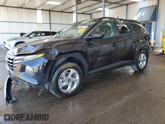 2024 Hyundai Tucson SEL with VIN 5NMJBCDE4RH308825, listed as a Copart auction lot 61718064 with 16,196 mi miles and Salvage Title. Bid and sale history available at carsss.com. Image 1.