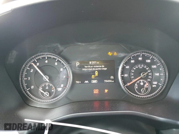 2022 Hyundai Santa Fe SEL with VIN 5NMS24AJXNH377492, listed as a Copart auction lot 48400985 with 79,494 mi miles and Clean Title. Bid and sale history available at DreamBid. Image 9.