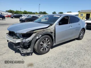 2017 Acura TLX with VIN 19UUB1F3XHA001490, listed as a Copart auction lot 58443345 with 92,609 mi miles and Salvage title. Bid and sale history available at DreamBid. Image 1.